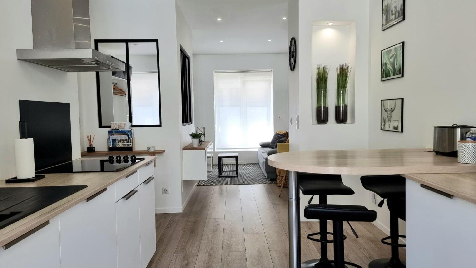 Le P'Tit Atelier, Terrasse Privative Apartment Lorient Ngoại thất bức ảnh