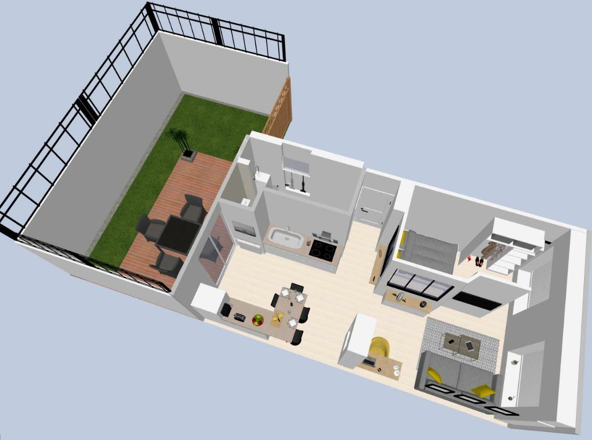 Le P'Tit Atelier, Terrasse Privative Apartment Lorient Ngoại thất bức ảnh